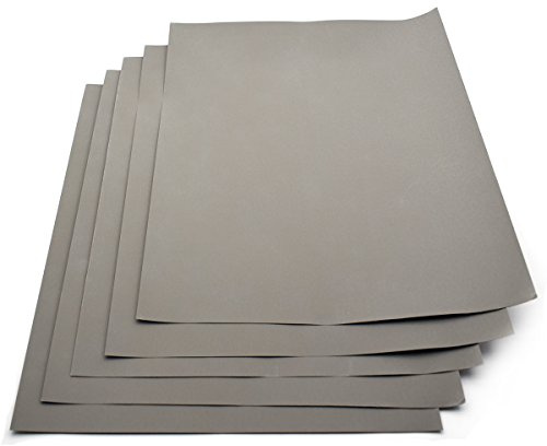 5 hojas – grano 7000 resistente al agua papel mojado/seco carburo de silicio papel de lija tamaño completo 230 * 280 mm