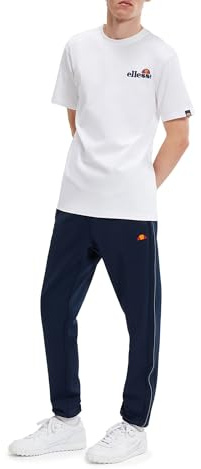 Ellesse Herren Voodoo T-Shirt, Kurzarm, Einfarbig, Weiß, XL
