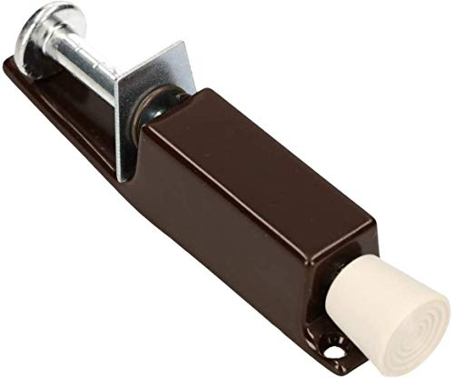 KOTARBAU® Türfeststeller Braun Solide Türaufhalter Türstopper Stahl Rostabweisend Universal Gummi Pedal Sicherheitstechnik (Braun)