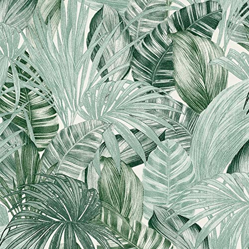 Papier peint jungle vert Papier peint tropical exotique Idéal chambre