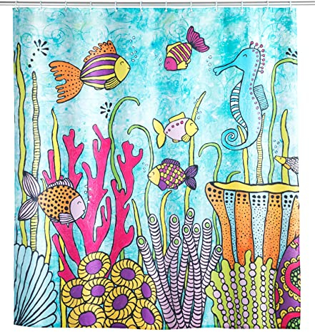 WENKO Duschvorhang Rollin'Art Ocean Life