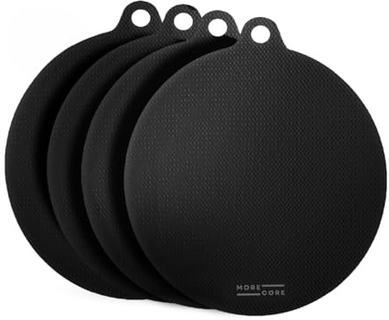 MoreCore Induktionsschutzmatte Herdabdeckplatte Kochfeld Abdeckung 4x22cm | Robuste Silikonmatte schützt Induktionskochfelder vor Kratzern, Hitze und Verschüttungen. Größe: 4x22 cm.