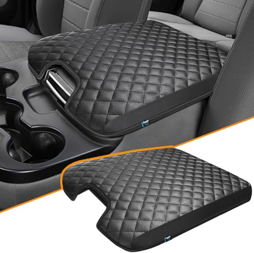 GAWAF Mittelkonsolen-Abdeckung, kompatibel mit Dodge Ram 1500 & 2013-2023 Ram 2500/3500/1500, klassisches Modell für Sprungsitzkonsole, bequemer Armlehnenbezug, maßgeschneidertes Autozubehör