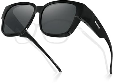 Meeloog Polarisierte Überbrille Sonnenbrille für Damen, Brillenträger, UV400 Schutz Sonnenbrille über der normalen Brille zum Fahren