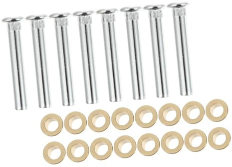 iplusmile 8pezzi Kit Riparazione Cerniera Auto Lega Di Alluminio Per Ripristino Funzionalità Porta e Facile Installazione