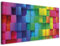 murando - Quadro Acustico Colorato Geometrico 225x90 cm 5 Pezzi - Stampa su Tela Schiuma Acustica - Quadri Fonoassorbenti Decorativi Moderni Protezione dai Rumori Camera da Letto f-A-0350-b-m