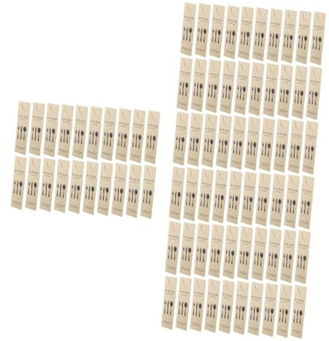 VALICLUD 4 Ensembles Pochette Papier Pour Couverts Support Utensiles Pour Banquets De Couverts Pour Restaurant Événements 100 Pièces * 4