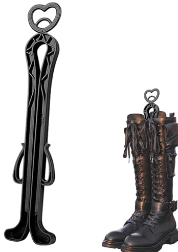 Générique Supporto a forma di, modellatore di stivali alti - Inserti in piedi per alberi di avviamento - Inserti di supporto a clip colorati interni lunghi - alti, Nero, Se référer au