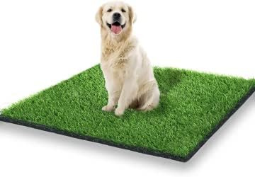 STARROAD-TIM 75 * 110 cm Cesped Perro Pipi-Alfombra Cesped Artificial-Inodoro para Perros Cesped-Césped Falso para Perros, para Interiores y Exteriores, Decoración de Césped