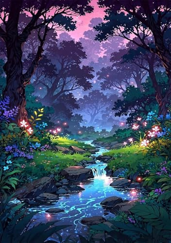 120 Piece Jigsaw Puzzles for Adults, Educational Games, Difficult, Logic Puzzles, Tree River Puzzles for Adults, Puzzle 120 Pieces