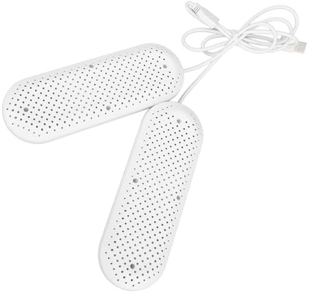 SIXRUN Skotork, ABS Bärbar Kängtork med Varmluftscirkulation och UV-deodorisering, Snabbtorkande och Värmande för Sneakers Stövlar Läderskor Hemma Dorm Travel