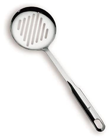 Lacor 62604 - Espumadera Super Monoblock 36, 5cm Acero Inoxidable | En acero inoxidable, escurre y retira sin líquido; ideal para cocina profesional y uso diario en casa, versátil y duradero