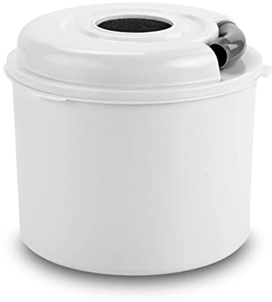 WonderMill Ensamblaje completo del recipiente (recipiente, tapa con tubo, copa Cyclo, filtro redondo)