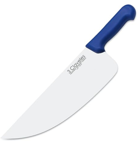 3 Claveles 1877 - Hachuela Pescadero Acero Inoxidable 34 cm Azul