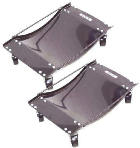 D&L 4 x ayudas para maniobras para coche, coche, gato hidráulico, 2 pares = 4 rodillos de maniobra, 1800 kg, ayuda para maniobrar automóviles, gato hidráulico 06161 AWZ