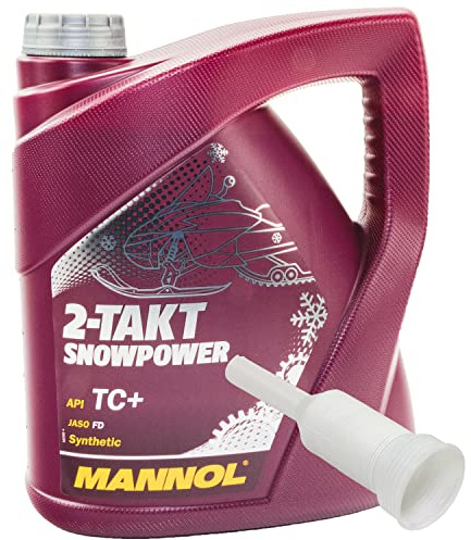 Motoröl Motor Öl MANNOL 2-Takt Snowpower API TC+ 4 Liter mit Ausgießer
