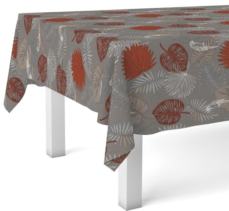 Martina Home Arga Nappe en Toile Cirée Gris 180 x 140 cm