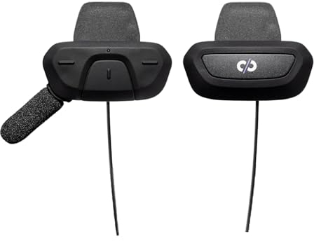 Supertooth Roamee Bluetooth Hands-Free Kit for Bicycle Helmet (Phone/Music/Intercom) - Free Ears Design for Better User Comfort - Built-in Battery Life 8 Hours