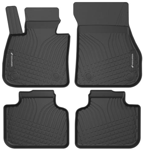 Walser Premium Fussmatten Auto für BMW X1 (F48) 11/2014-Heute, X2 (F39) 11/2017-Heute, 100% passgenaue Gummimatten Auto - Made in EU, robuste Fußmatten Auto, Auto Fußmatten, Fußmatte Auto