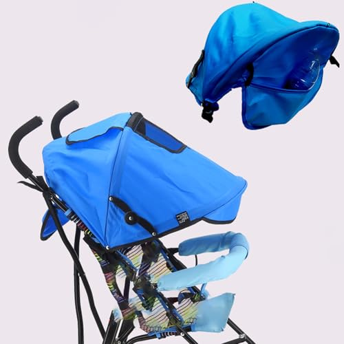 Parasol universal para cochecito de bebé, protector solar para cochecito de bebé, toldo extensor, toldo para cochecito, cochecito, sombrilla para el sol, bolsillo para cochecito, ventana de malla