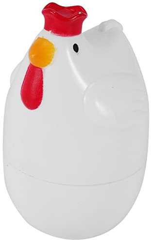 Kopinma Microwave Egg Poacher, Chick-Shaped Poached Egg Maker, Egg Cooker Egg Microwave Steamer, Poached Egg Moulds for Ovens Breakfast Cooking Kitchen, Egg Steamer Kitchen Gadget