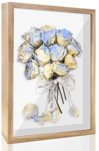 FIHODONE Cornice Profonda A4,Cornice 3D Per Oggetti,Fiori,Visualizza le Cornici Per Foto Delle Medaglie,Scatola per Cornice Quadro Cornice Profonda,Cornice Profonda per Oggetti Regali Souvenir