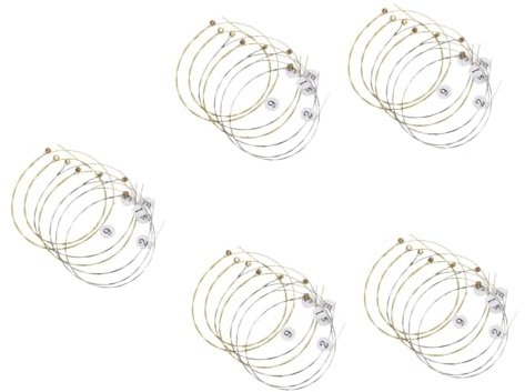 Abaodam 35pcs Harp Lyre Strings Replacement String for Harp Lyre Instrument Accessories Parts for Replacement: 1