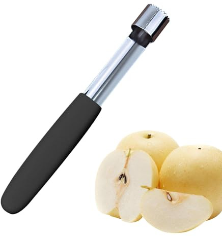 Utensile per togliere il torsolo di mele da cucina - Strumento per togliere il torsolo di mele leggero, preciso ed efficiente | Durevole dispositivo di rimozione del torsolo di mela con design ergonom
