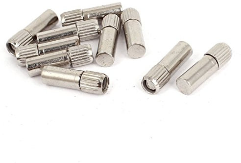 Mskidand Moebel Schrank Gerade Bodentraeger Haken Pins 6mm x 20mm 10 Stueck