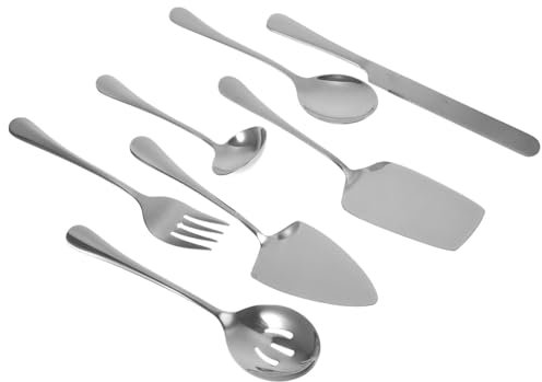 Ciieeo Ensemble de Couverts Couteau Solide en Acier Inoxydable 12 Pouces et Spatule Résistante à L'usure pour Gâteau et Pizza pour Fête et Usage Domestique