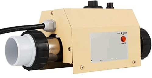Pool-Whirlpool-Heizung Schwimmbadheizung 2 kW Spa Elektrische Warmwasserbereiter Pumpe 48 mm 50 mm Poolausrüstung Warmwasserbereiter Thermostat