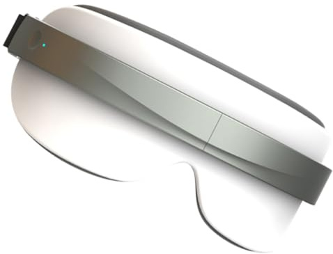 BIUDECO Masseur Oculaire Portable avec Chaleur Ajustable Appareil de Massage des Yeux pour Réduire les Taches Sombres et Poches Du Stress et Soin des Yeux