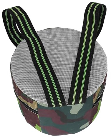 VINTORKY Tragbarer Gartenarbeitshocker aus Robustem Schaumstoff 18cm Hoher Sitzhocker für Landwirtschaft Angeln und Camping Leichter Outdoor Arbeitsstuhl mit Camouflage Zufällige Farbe