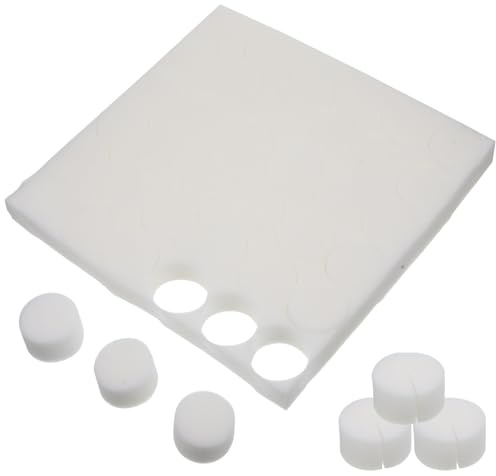 FELTECHELECTR Bloques de Esponja Hidropónica para Cultivo sin Tierra, 100 Piezas de Color Claro, Material Esponja Transpirable para Plantación Rápida de Verduras y Plántulas en Base de Cultivo