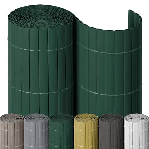 NOOR PVC Sichtschutzmatte Sight - Sichtschutzzaun Grün 200x300 cm | wetterfeste Zaunblende für Garten, Balkon & Terrasse - Balkonverkleidung UV-stabil, schimmelresistent & zuschneidbar