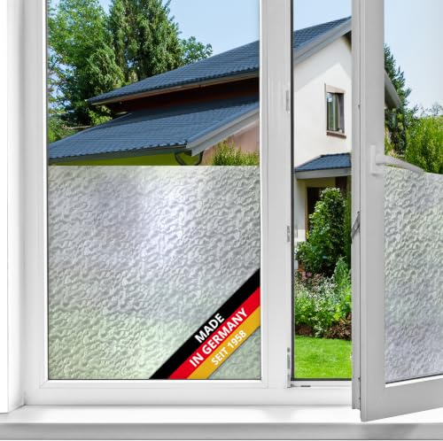 d-c-fix Vinilo de privacidad para Ventanas y Cristales Nieve 45 cm x 1,5 m | film estático opaco para cristales con diseño moderno – adherencia estática, opaco, decorativo
