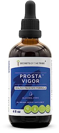 Prosta Vigor Alcohol-Free, Glycerite Pygeum, Maca, Stinging Nettle, Reishi Mushroom, Red Clover, Spearmint, Saw Palmetto, White Peony. Tincture Herbal Extract Healthy Prostate Formula 4 OZ