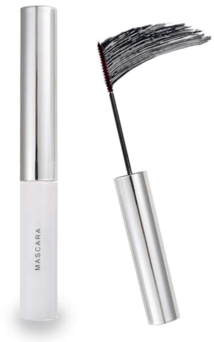 GL-Turelifes 12 Couleurs Mascara en Fibre Colorée, Fascinant Mascara Longue Durée, Cils épais et longs, Maquillage pour Yeux Imperméable et Anti-taches (# 01 Noir)