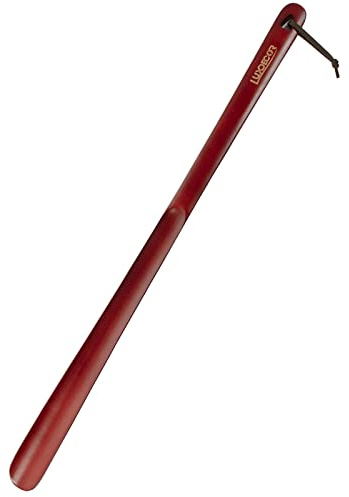 Luxdecor Long Handled Wooden Shoehorns-15in/24in/31.5in Wooden Long Handle Shoe Horn for Seinors Men Boot Jack Shoe Helper