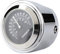 AOZU Motorrad-Lenker-Thermometer, Aluminiumlegierung Durable Galvanik-Oberflächen-Lenker-Montage-Thermometer für Motorrad für Motorrad(Schwarz)