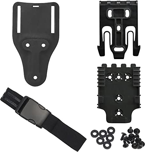 Quick Locking System Kit, Mid-Ride Leg Belt Loop Plattform（17cm） QLS 22 19 Adapter Basis