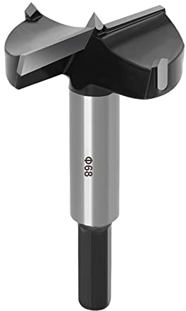 ASNOMY Mèche Forstner 68mm en Carbure Pour Bois - Fraise Pour Façonner Trou, L'installation de Portes Sphériques, Tiroirs, Plastique - Foret de Scie-Cloche