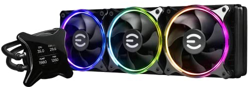 EVGA 400-HY-CX36-V1 computer cooling system Prozessor All-in-One-Flüssigkeitskühler 12 cm Schwarz