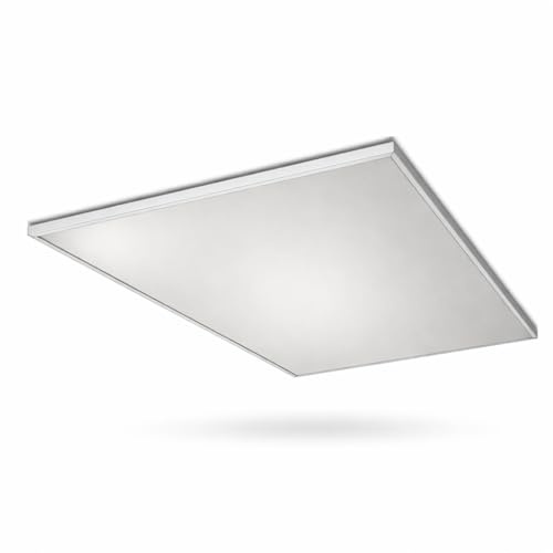 heatness Infraröd värmare, Simpel Decke Pro, XL, energibesparande takvärmare, 600 W, takmonterad radiator, 60 x 120 x 2,5 cm upp till 15 m² (XL)