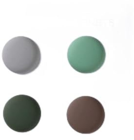 ihreesy Hijab Magnetische Pins,4 Stück Metallbeschichtung Magnetischer Hijab Pins Hijab Clip Keine Lochstifte Broschen Magnet für Muslimischen Schal Hijab Multiuse Clip,Grün