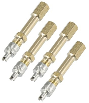 A ABSOPRO 4pz 50mm/1.97 Auto Pneumatico Valvola Stelo Aria Gonfiaggio Estensione Adattatore Sostituzione dell'articolo