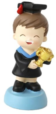 Generic Boys and Ornaments Decor Topper Glitter People Asian Sonic Cake Toppers Cupcake Toppers Wedding Cake Statues Character Cake Pans Mini Graduation Figurine Mrs Blue Resin