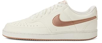Nike Women's Court Vision Low Next Nature Shoes, Sail/Metallic Red Bronze-Rose Gold, 7.5