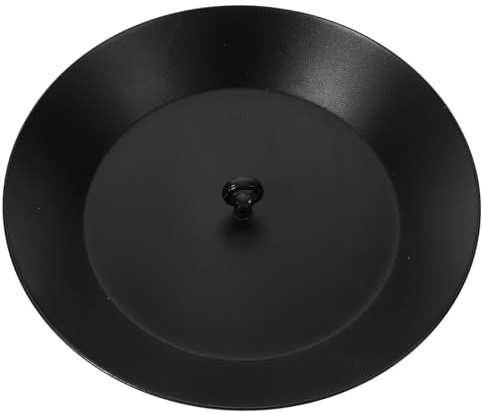 Levemolo Bacino di Raccolta Catena di Pioggia Rotondo in Alluminio, Vassoio Metallico Sospeso per Grondaie, Collettore di Acqua Piovana Esterno per Giardino, Patio e Balcone, Installazione