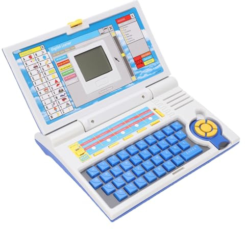 Qudinip Computadora Portátil de Aprendizaje para Niños, Computadora Educativa con Funciones Interactivas para Niños Pequeños, Diseño Liviano y Apto para Viajes